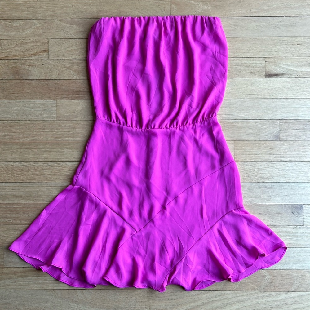 Krisa Strapless Mini Dress in Cocktail (Revolve)